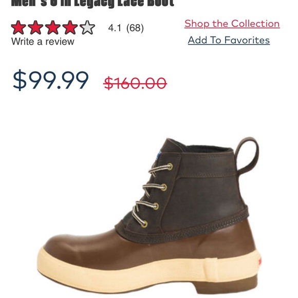 Men's 6 in Xtratuf Legacy Lace Boot Size 11 - Picture 9 of 9